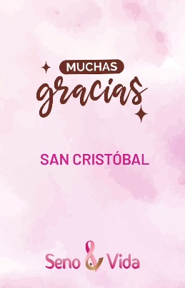 Muchas gracias San Cristóbal